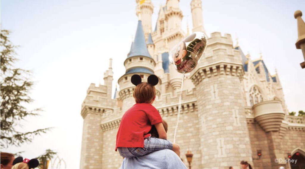 FATHER AND SON AT DISNEYWORLD