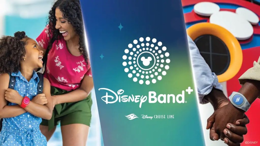 Introducing DisneyBand+: The next level of convenience aboard Disney Cruise Line. Experience streamlined processes and effortless magic as DisneyBand+ revolutionizes your cruise experience, just like the beloved MagicBand at the parks.