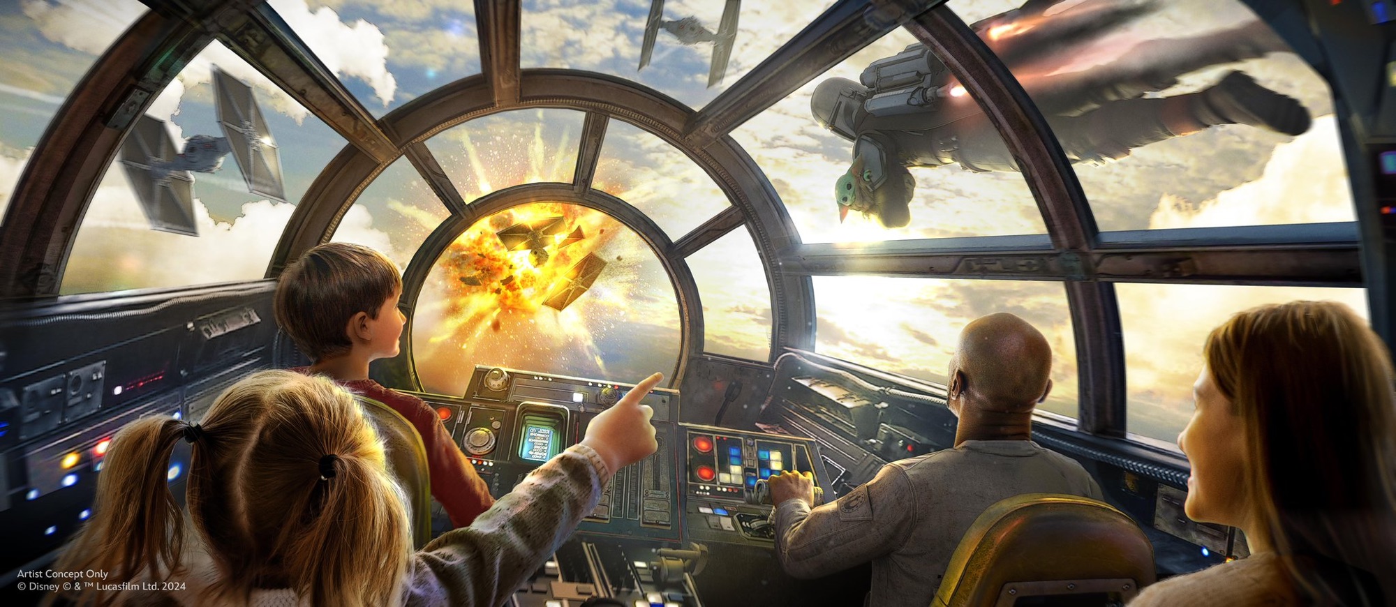 BREAKING: New Mission Featuring Mando and Grogu Coming to Millenium Falcon: Smugglers Run